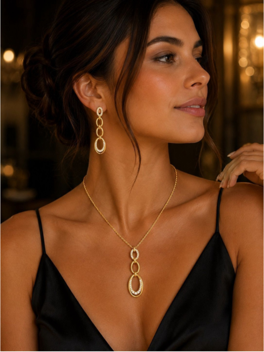 Viennois Oval necklace set